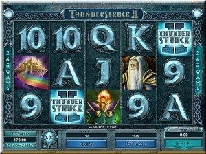 Thunderstruck II gameplay frame