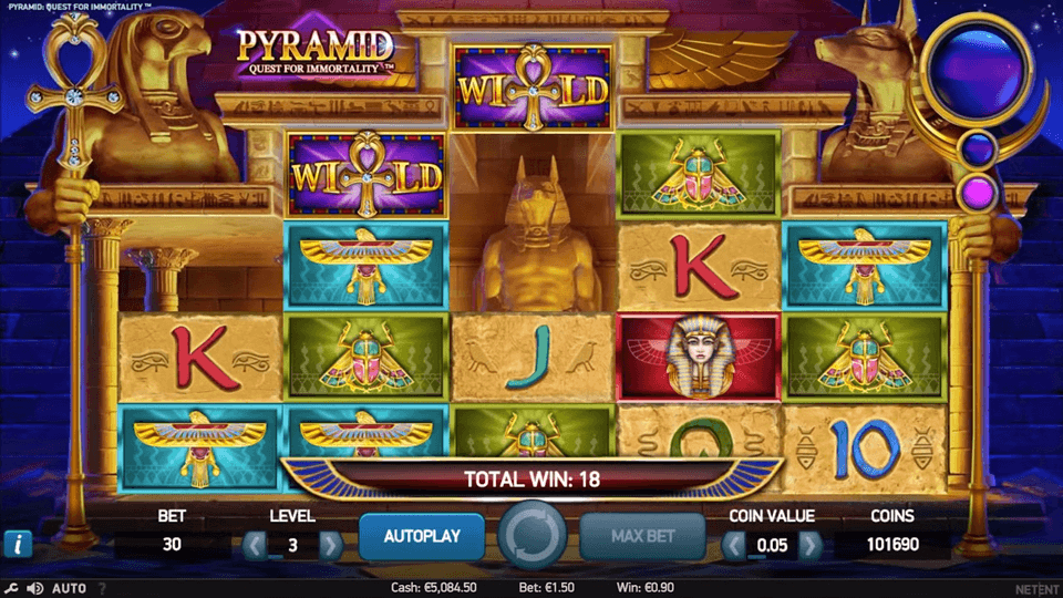 Pyramid Quest for Immortality slot screenshot