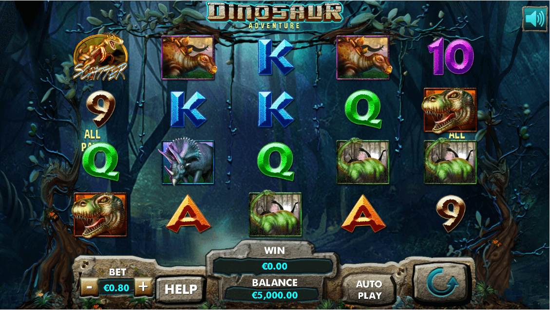 Dinosaur Adventure slot screenshot