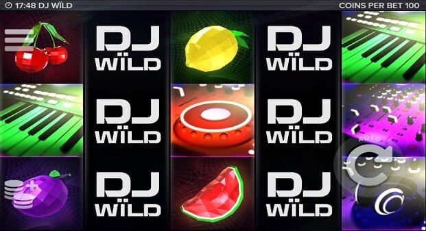 dj wild slot screenshot