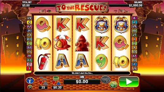 to the rescue slot big screen