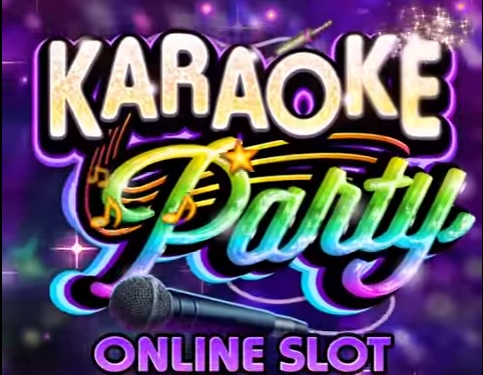 karaoke party online slot logo