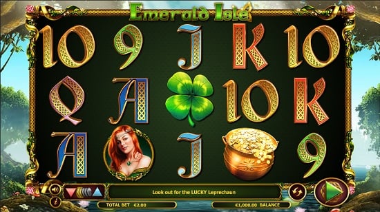 Emerald isle slot screenshot big