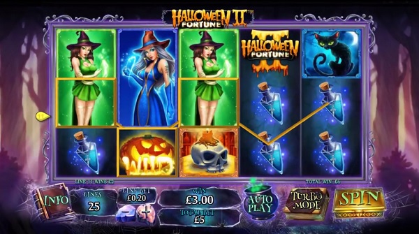 halloween fortune 2 slot screenshot