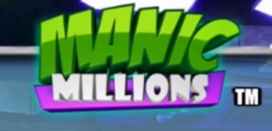 manic millions slot logo