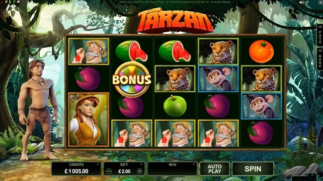 tarzan slot screenshot big